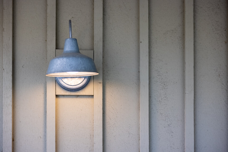 Rustic exterior lighting